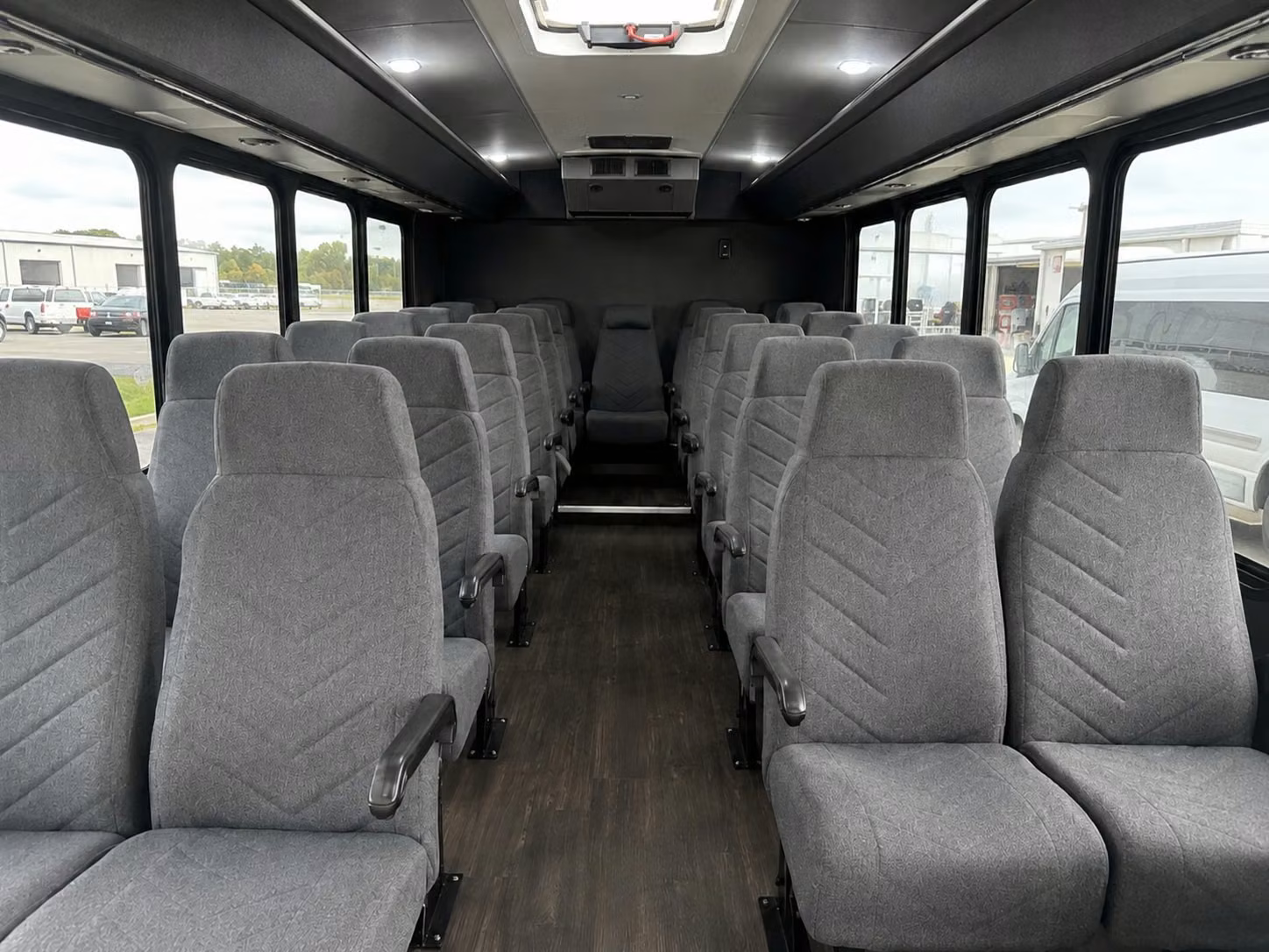 15 passenger minibus interior