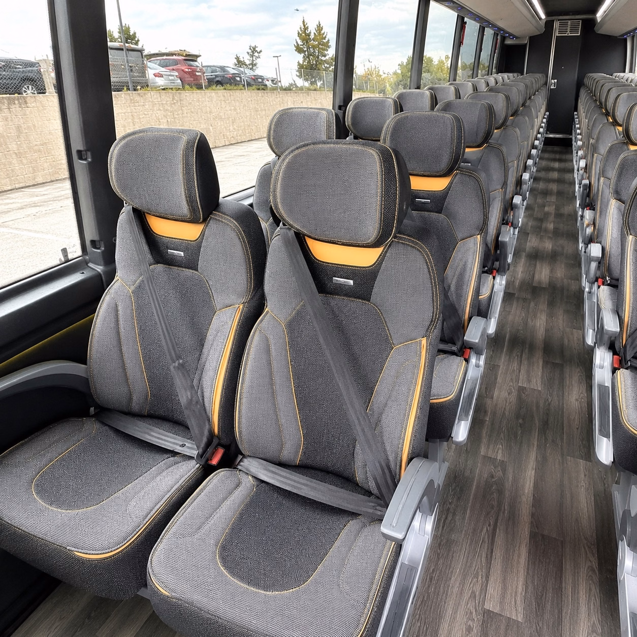 boulder charter bus rental inside