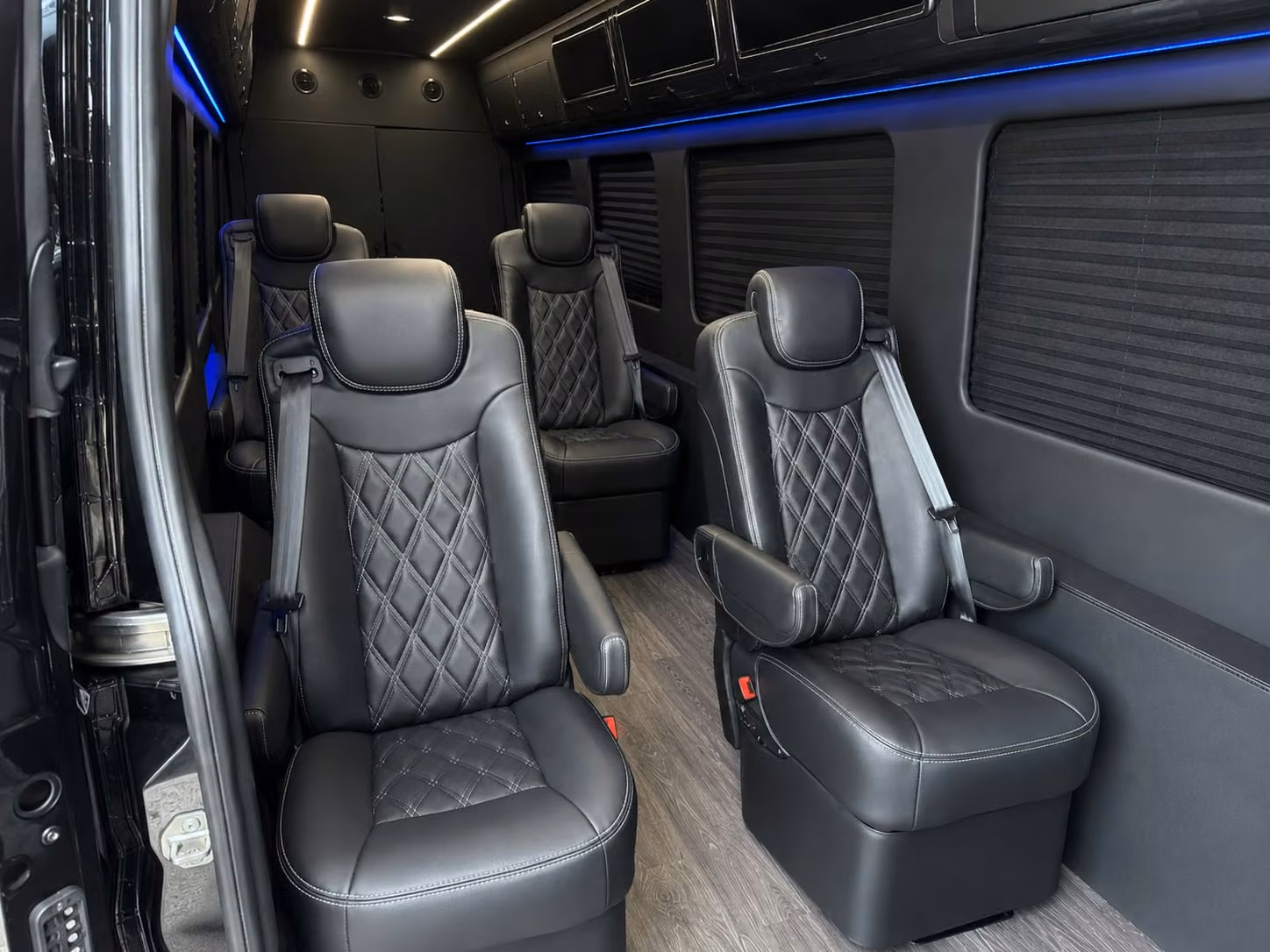 sprinter van with driver interior